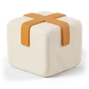 Caixa de papelão fechada